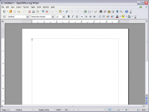 OpenOffice Writer Screenshot