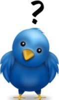 Twitter Bird with Question Mark